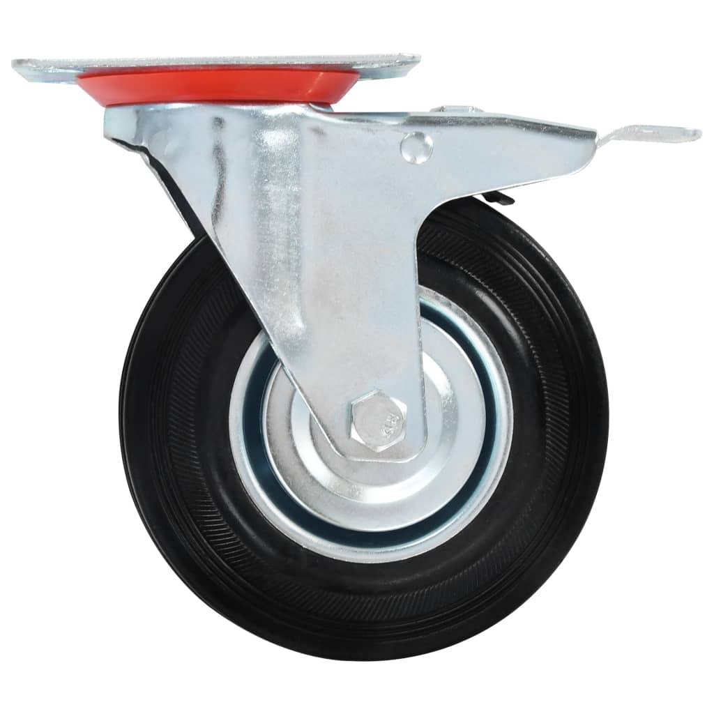vidaXL 24 skrętne kółka, 125 mm