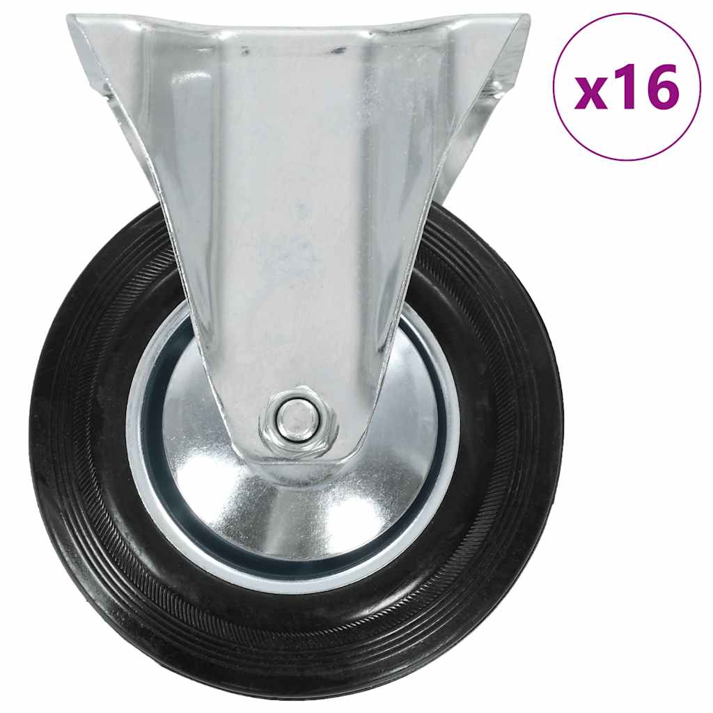 vidaXL 16 kółek nieskrętnych, 160 mm