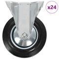 vidaXL 24 kółka nieskrętne, 160 mm