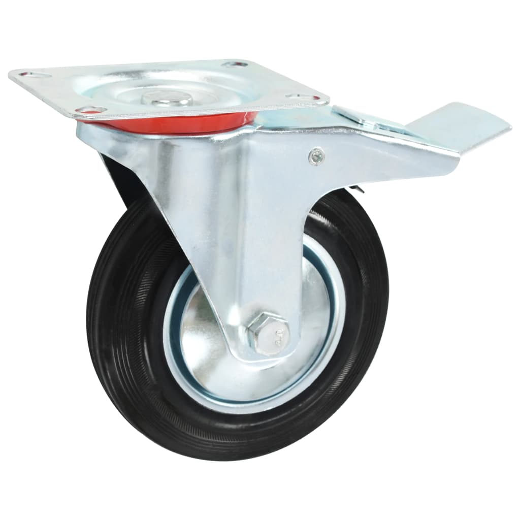 vidaXL 12 kółek skrętnych, 160 mm