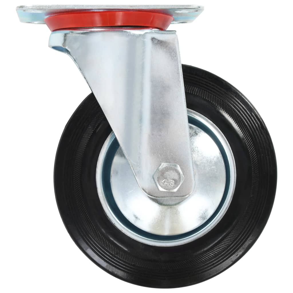 vidaXL 12 kółek skrętnych, 160 mm