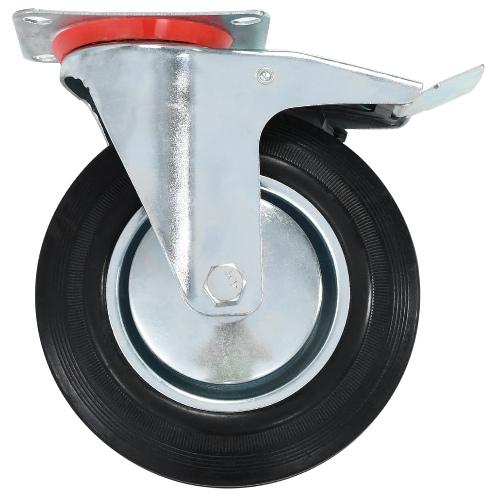 vidaXL 24 kółka skrętne, 200 mm