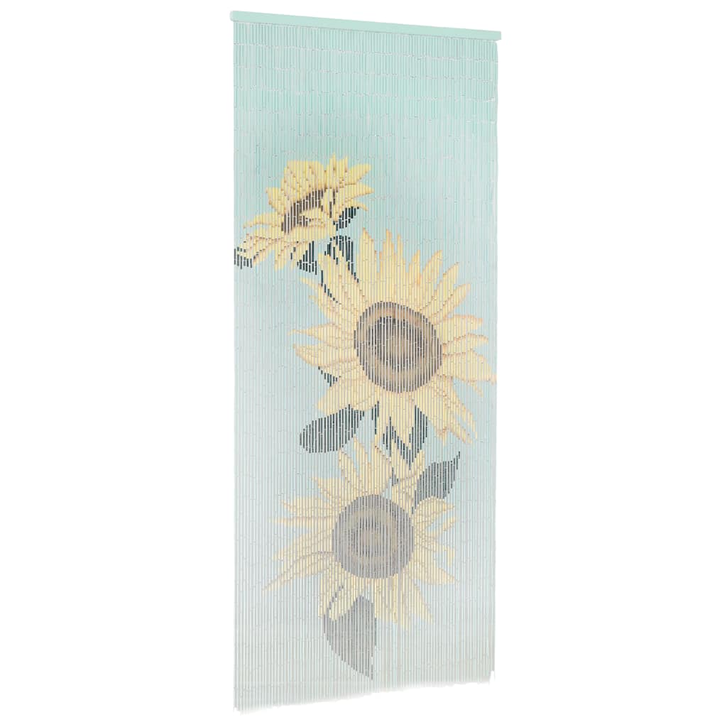 vidaXL Zasłona na drzwi, bambus, 90 x 200 cm