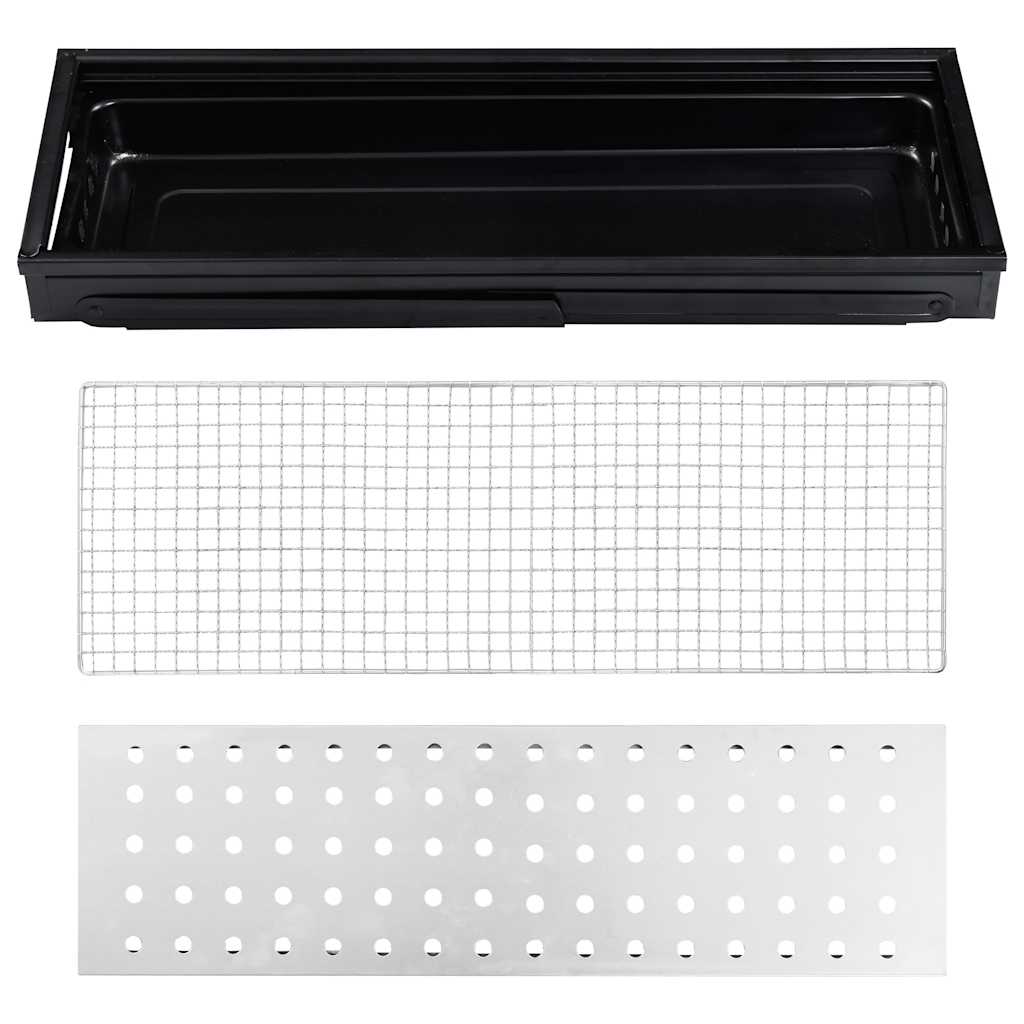 vidaXL Przenośny grill kempingowy, 60x22,5x33 cm