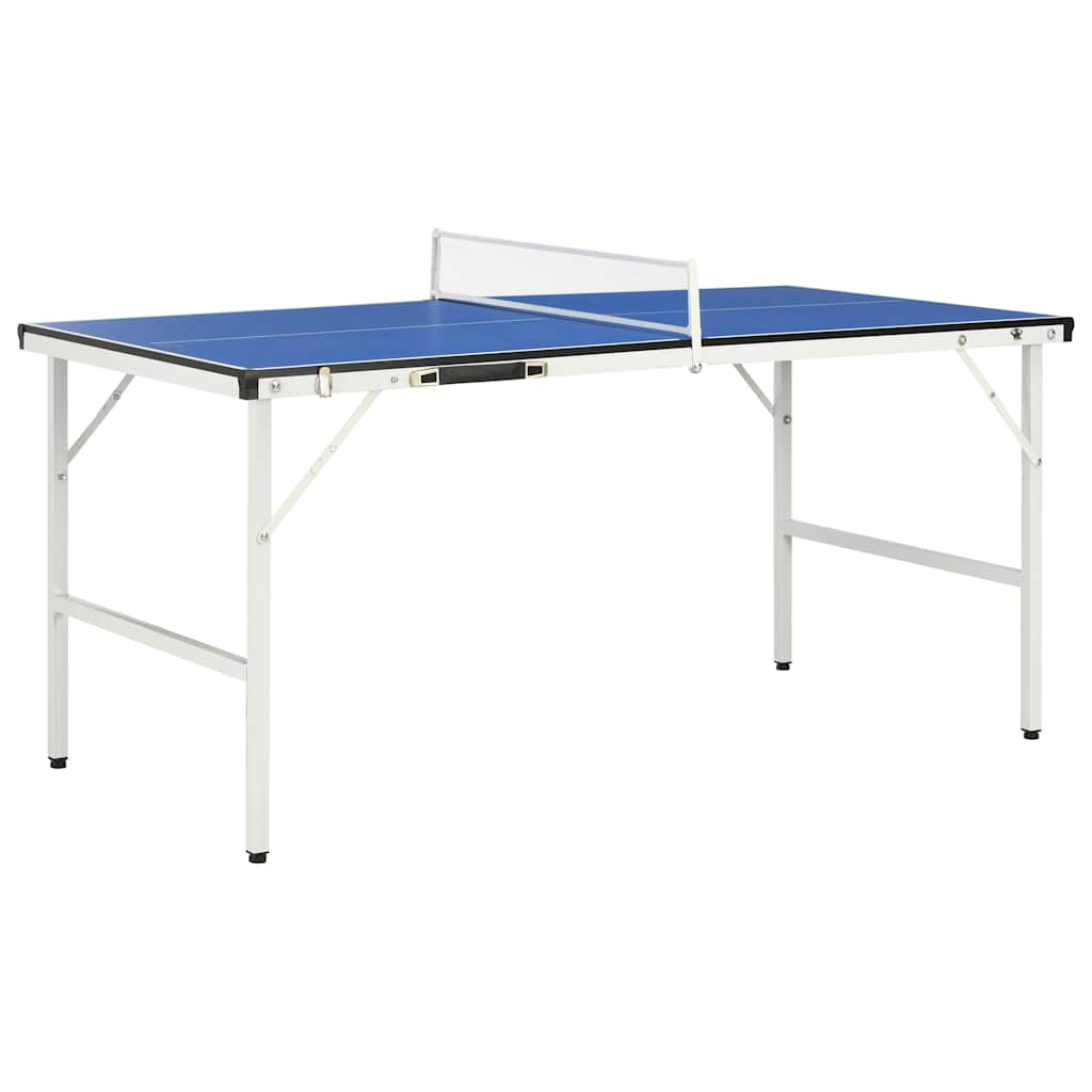vidaXL 5 stóp stół do ping-ponga z siatką 152x76x66 cm niebieski