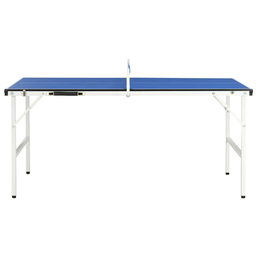 vidaXL 5 stóp stół do ping-ponga z siatką 152x76x66 cm niebieski