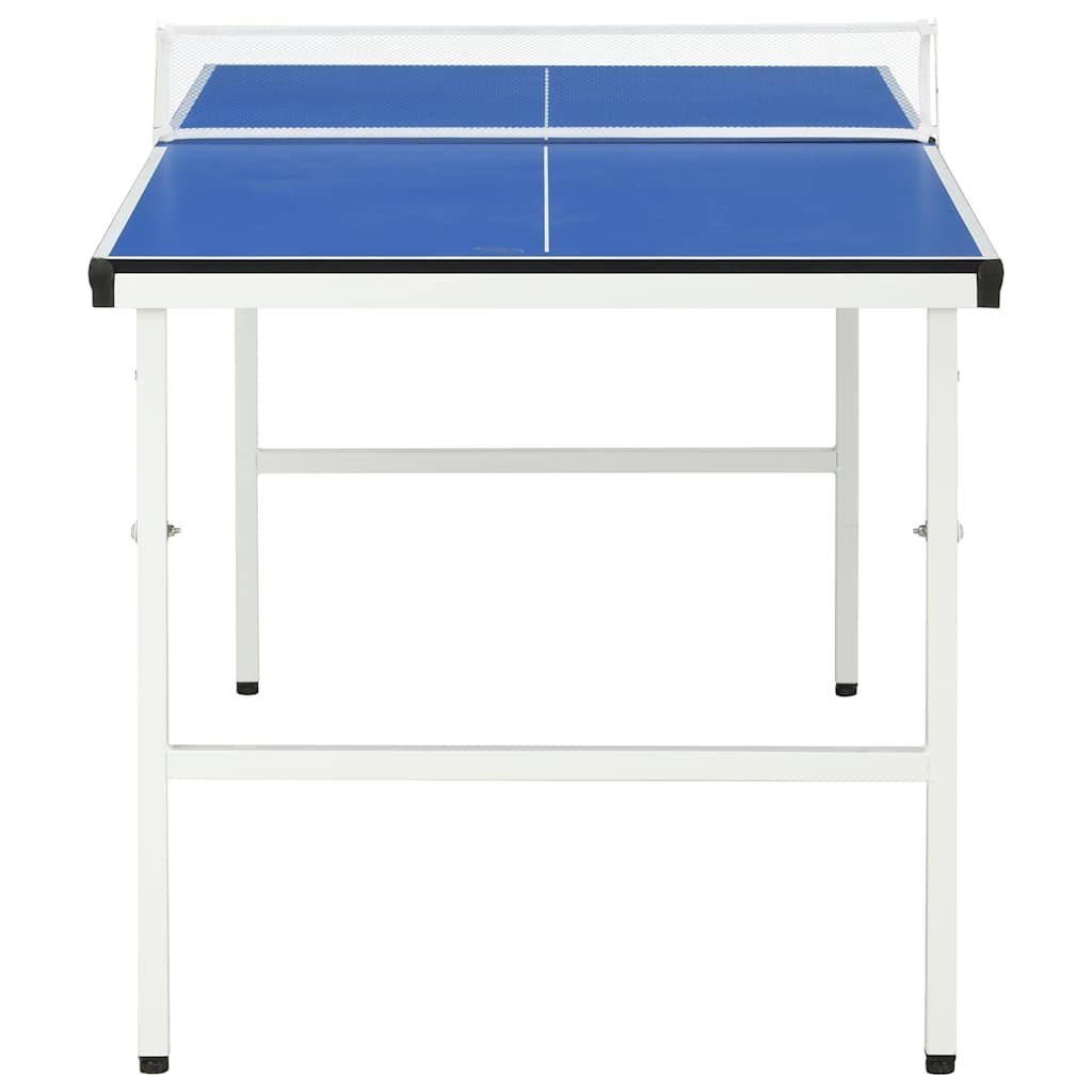 vidaXL 5 stóp stół do ping-ponga z siatką 152x76x66 cm niebieski
