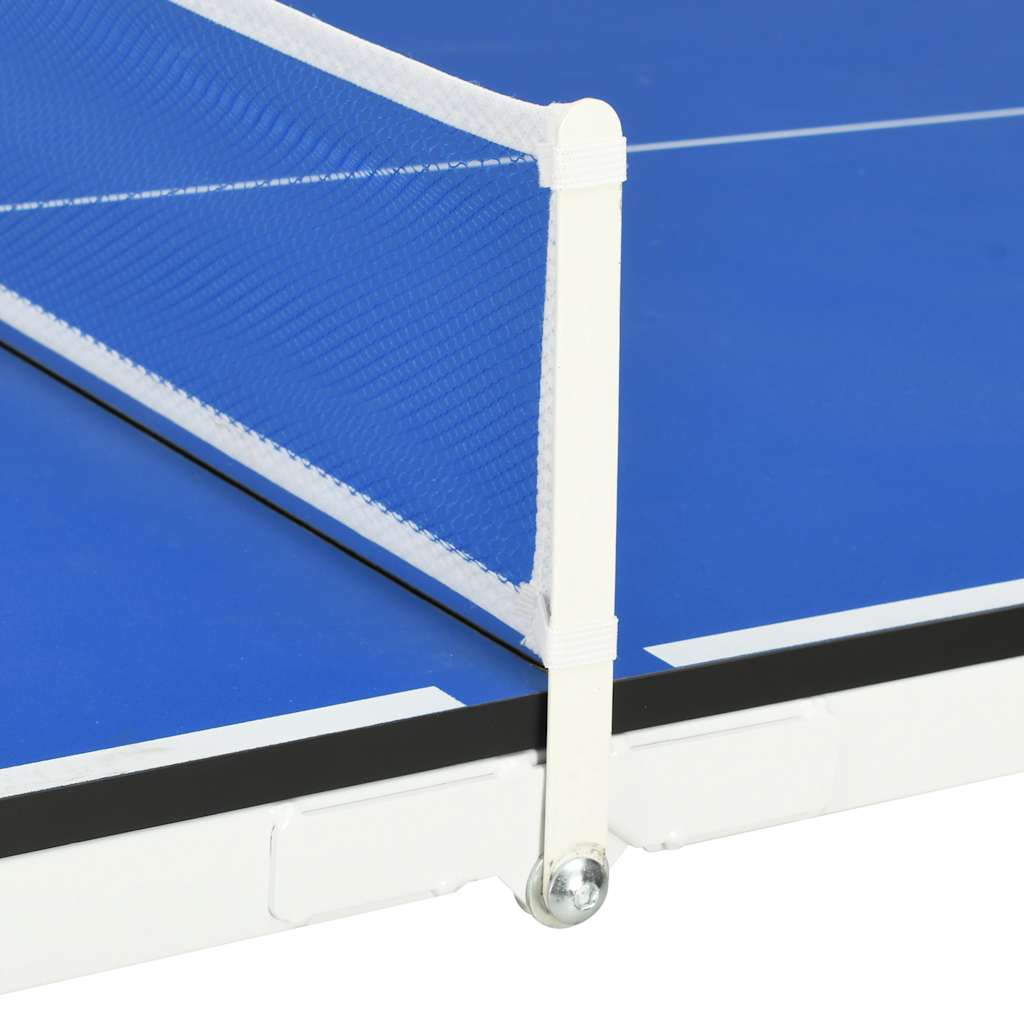 vidaXL 5 stóp stół do ping-ponga z siatką 152x76x66 cm niebieski