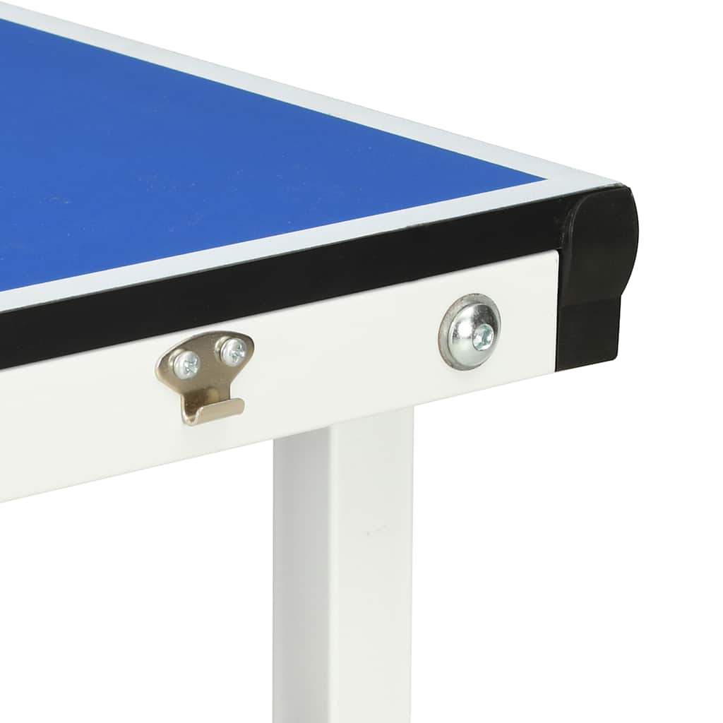 vidaXL 5 stóp stół do ping-ponga z siatką 152x76x66 cm niebieski