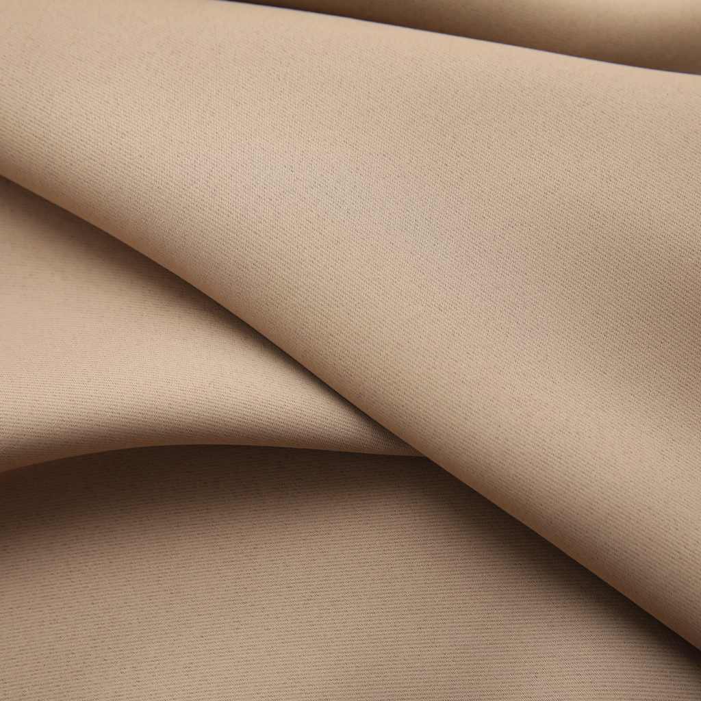 vidaXL Zasłony zaciemniające z haczykami, 2 szt., taupe, 140x245 cm