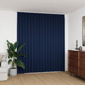 vidaXL Zasłona zaciemniająca z haczykami, niebieska, 290x245 cm