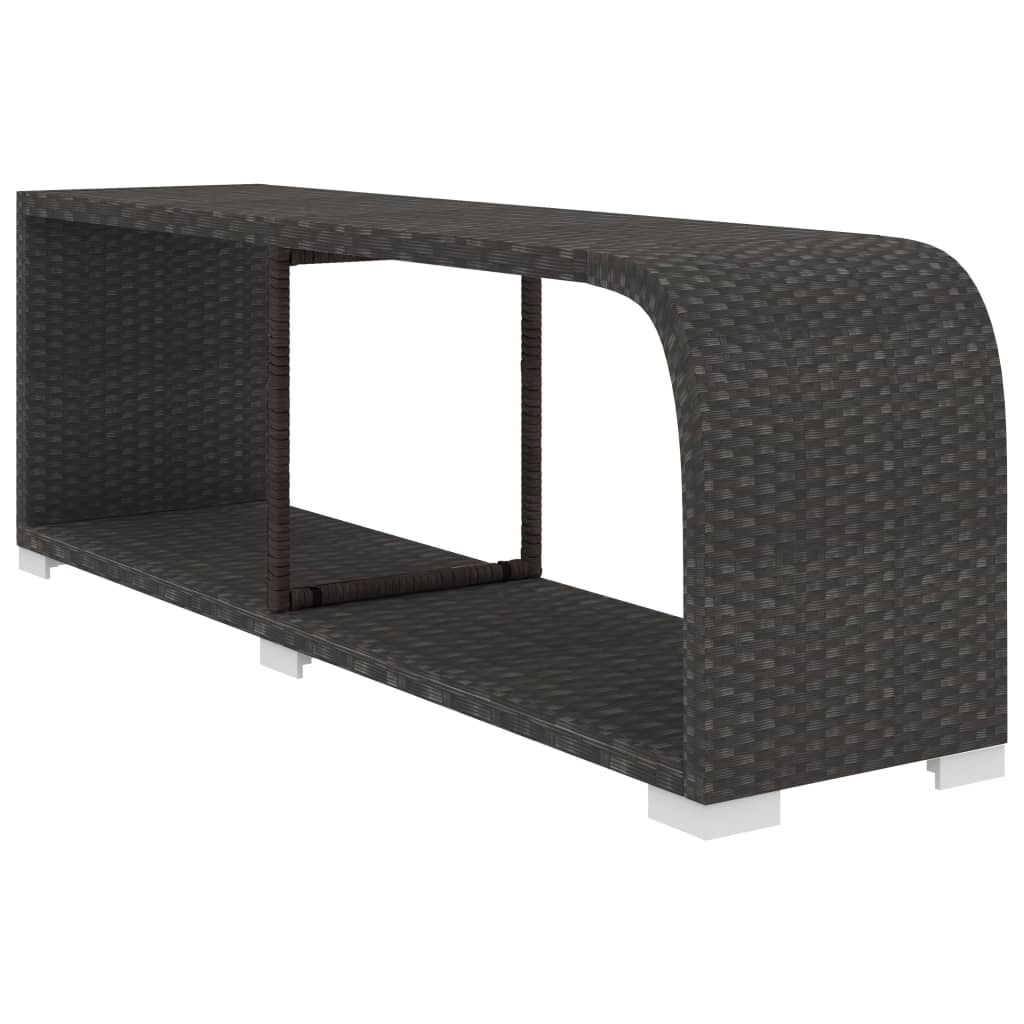 vidaXL 11-cz. zestaw mebli do ogrodu, z poduszkami, rattan PE, czarny