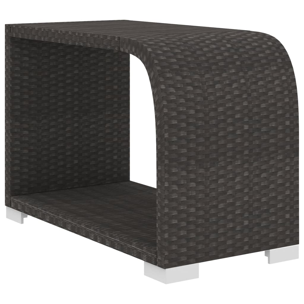 vidaXL 11-cz. zestaw mebli do ogrodu, z poduszkami, rattan PE, czarny