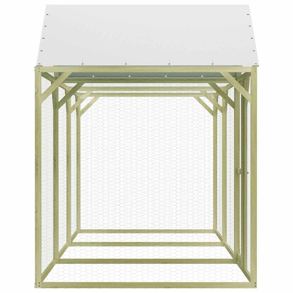 vidaXL Klatka dla drobiu, 4,5x1,5x2 m, impregnowane drewno sosnowe
