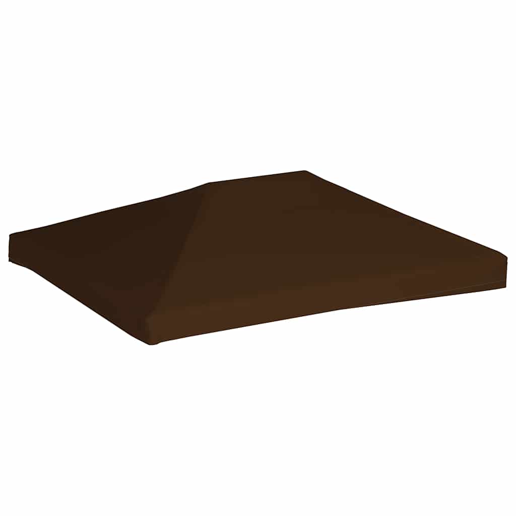 vidaXL Zadaszenie do altany, 310 g/m², 3 x 4 m, brązowe