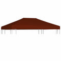 vidaXL Zadaszenie do altany, 310 g/m², 3x4 m, terakotowe