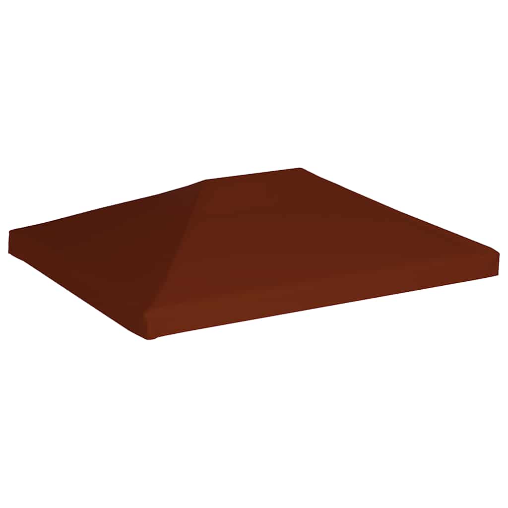 vidaXL Zadaszenie do altany, 310 g/m², 3x4 m, terakotowe
