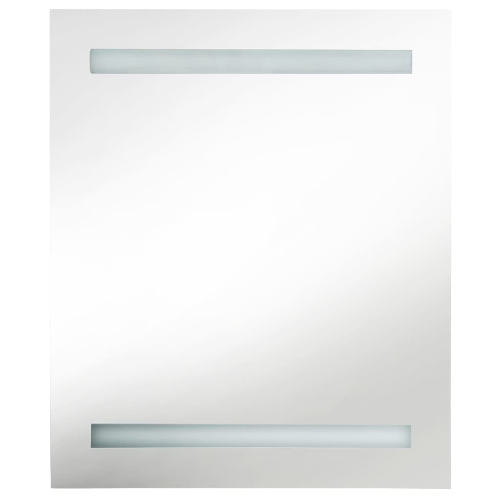 vidaXL Szafka łazienkowa z lustrem i LED, 50 x 13,5 x 60 cm