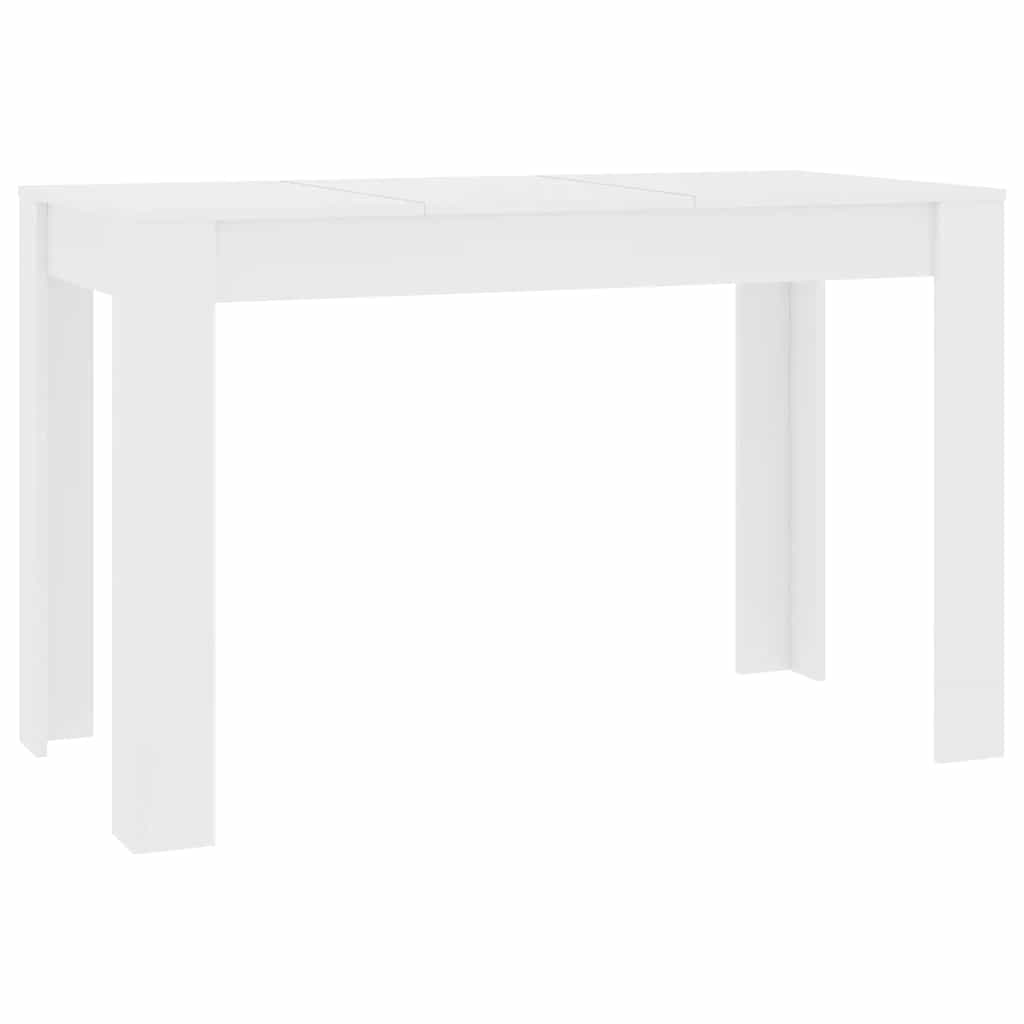 vidaXL Stół jadalniany, biały, 120x60x76 cm, materiał drewnopochodny