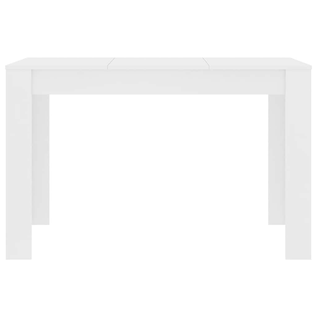 vidaXL Stół jadalniany, biały, 120x60x76 cm, materiał drewnopochodny
