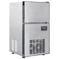 vidaXL Producent kostek lodu Srebrny 43 x 40 x 71 cm Stal nierdzewna