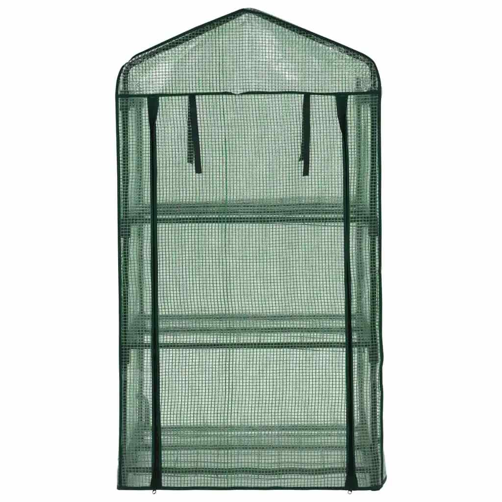 vidaXL 3-poziomowa mini szklarnia, 69x49x125 cm