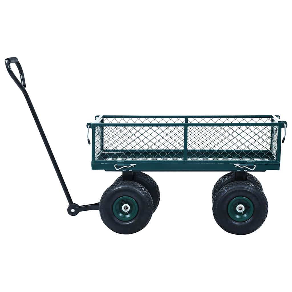 vidaXL Ogrodowy wózek ręczny, zielony, 250 kg