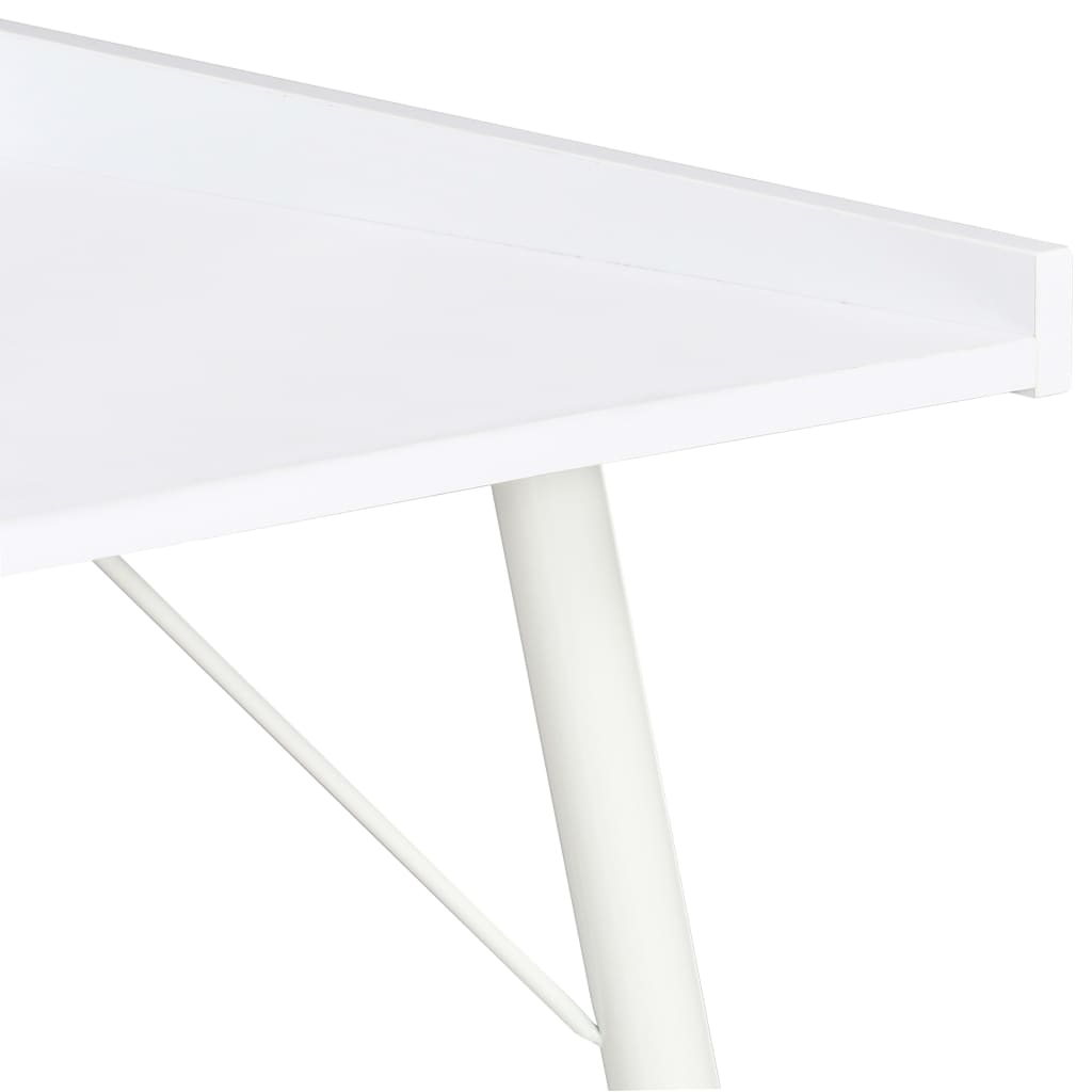vidaXL Biurko, białe, 90 x 50 x 79 cm