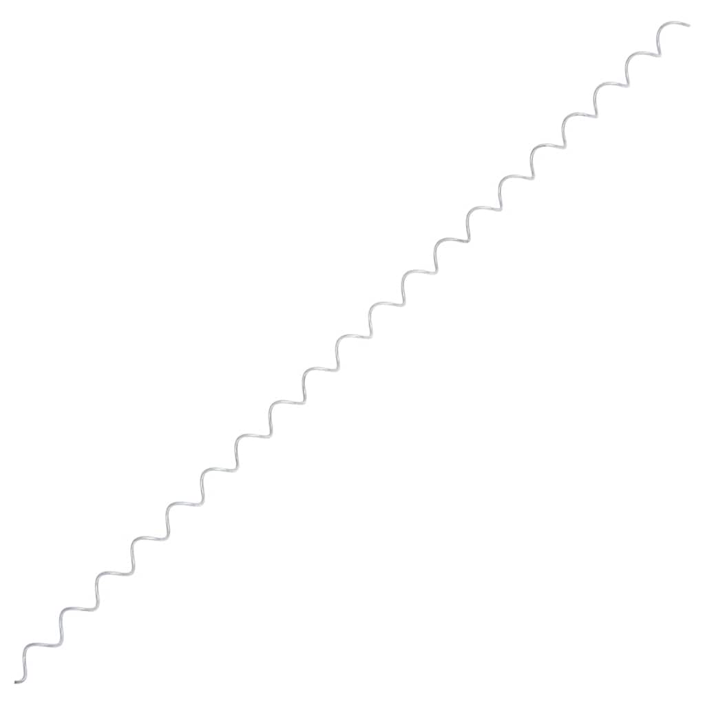 vidaXL Spirale do gabionów, 24 szt., galwanizowana stal, 100 cm