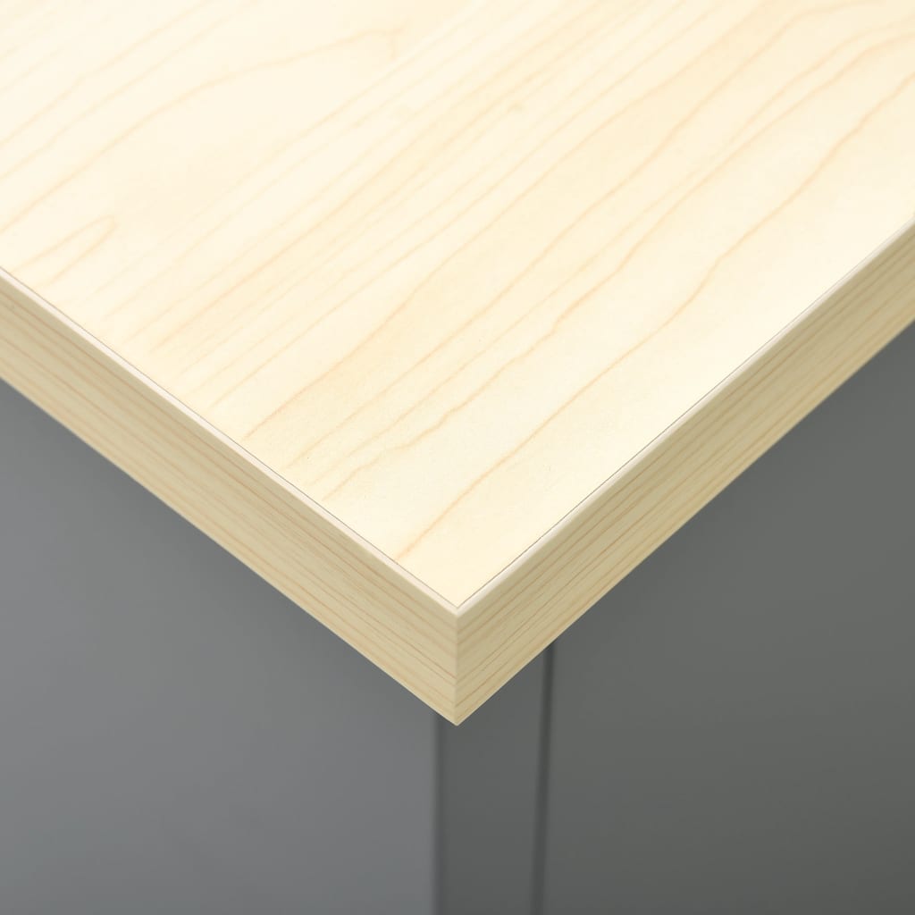 vidaXL Biurko robocze, czarne, 160x60x85 cm, stal