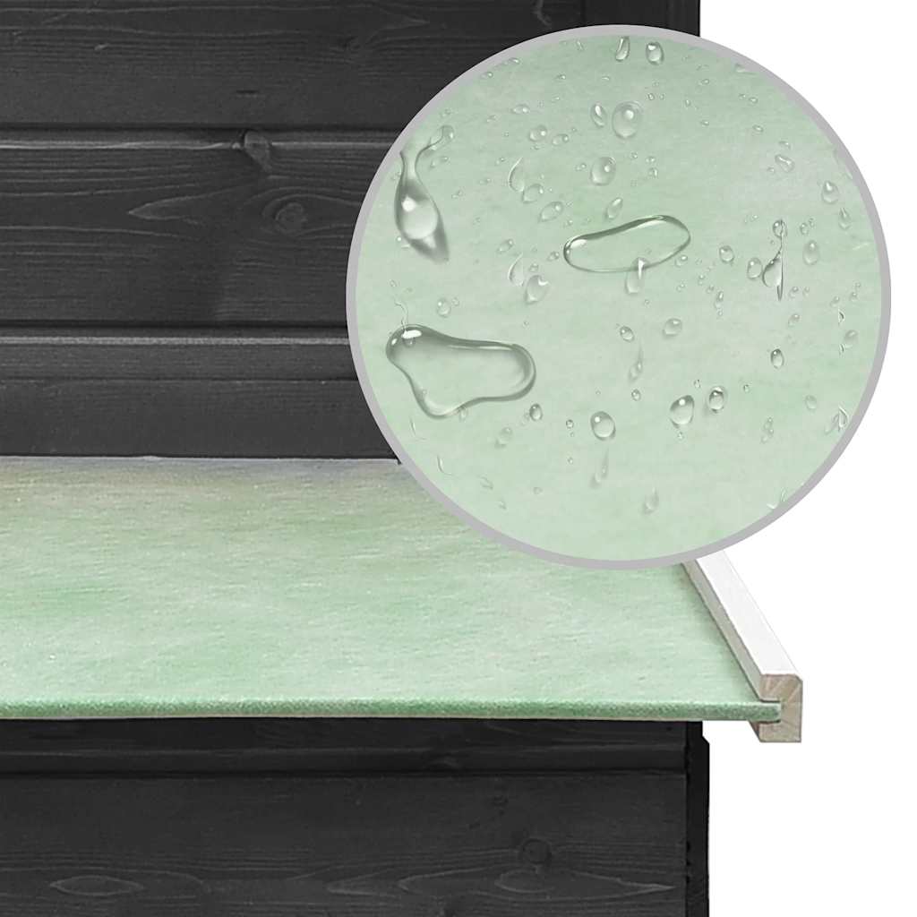 vidaXL Klatka dla kurcząt, szara, 170x81x110 cm, drewno sosny i jodły