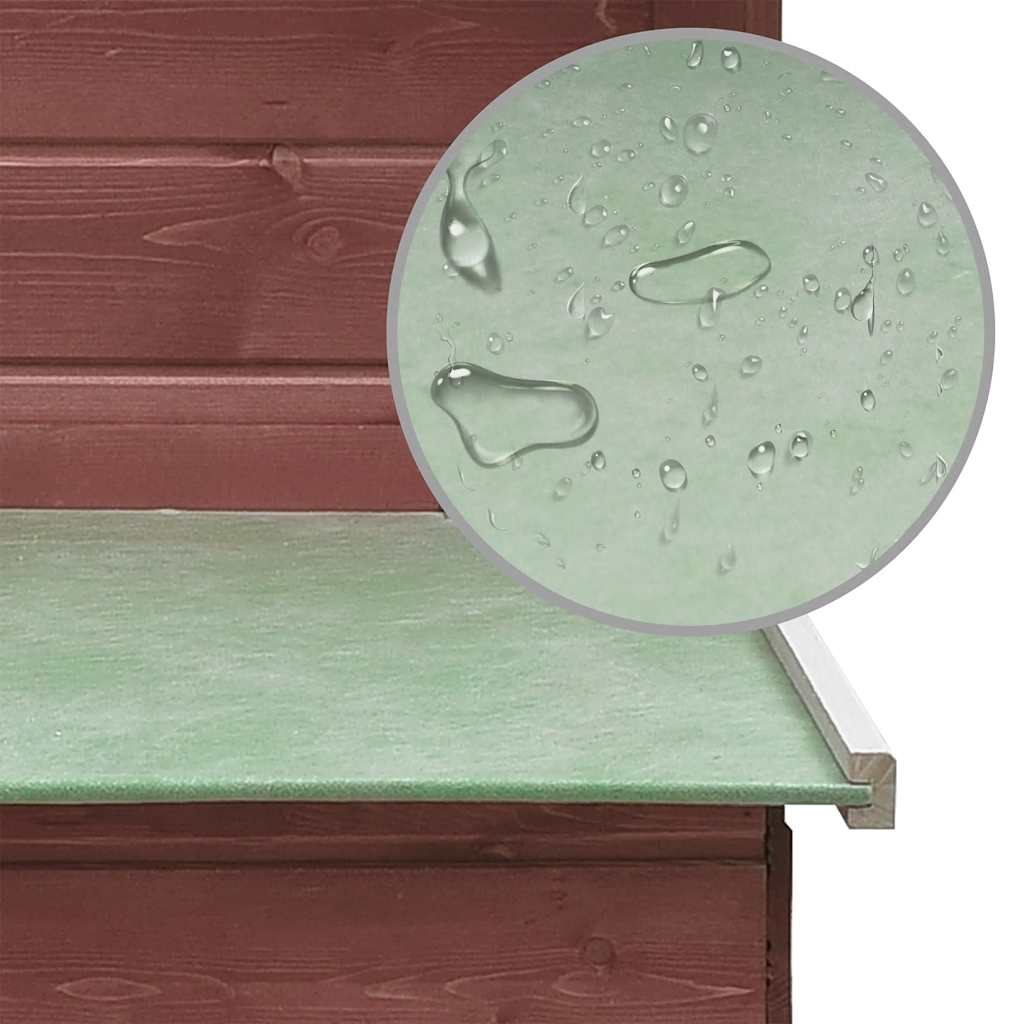 vidaXL Klatka dla kurcząt, mokka, 170x81x110 cm, drewno sosny i jodły