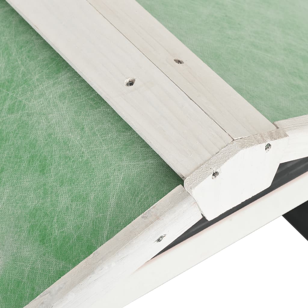 vidaXL Garaż dla kosiarki robotycznej, 72x87x50, szaro-biały, jodła