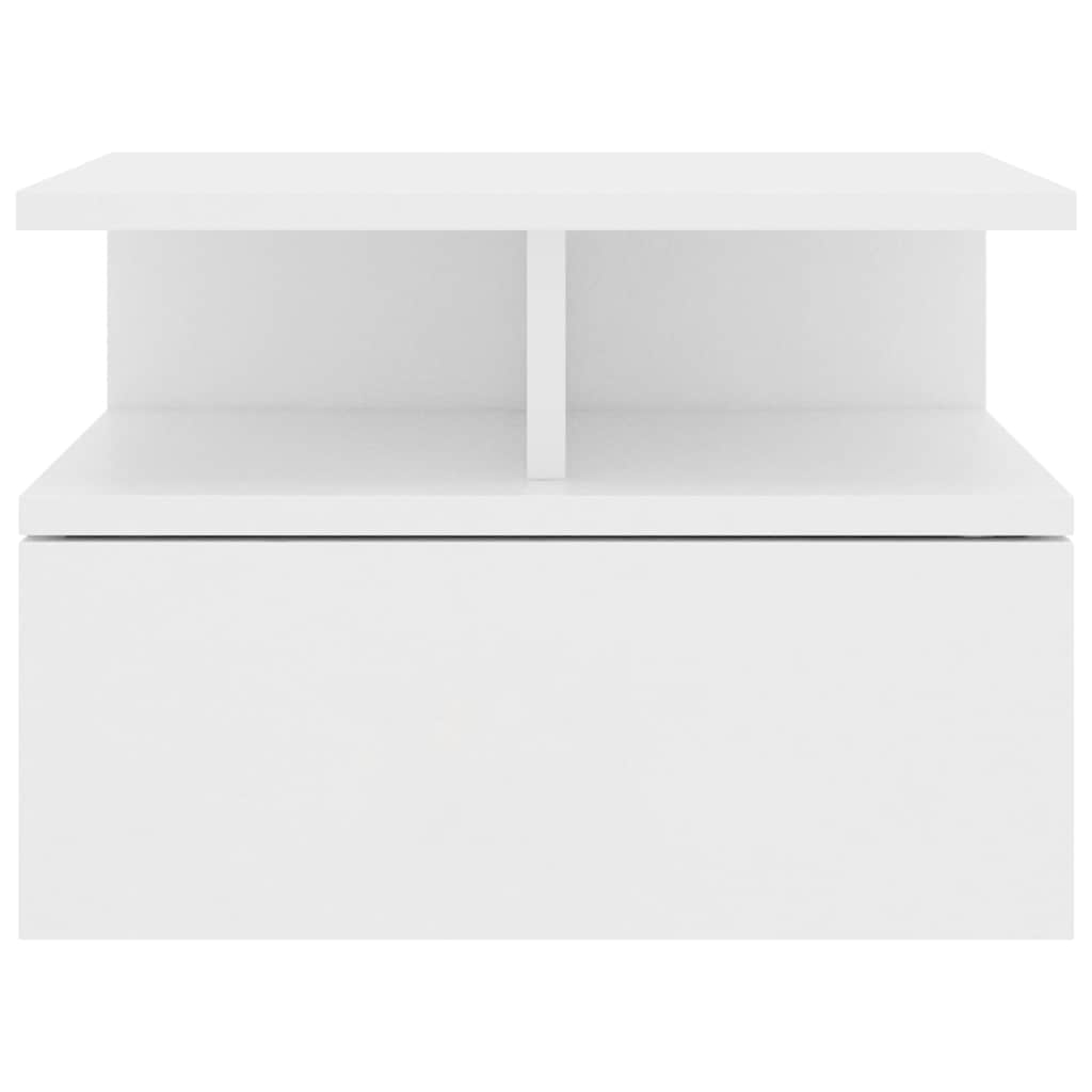 vidaXL Wisząca szafka nocna, biała 40x31x27 cm materiał drewnopochodny