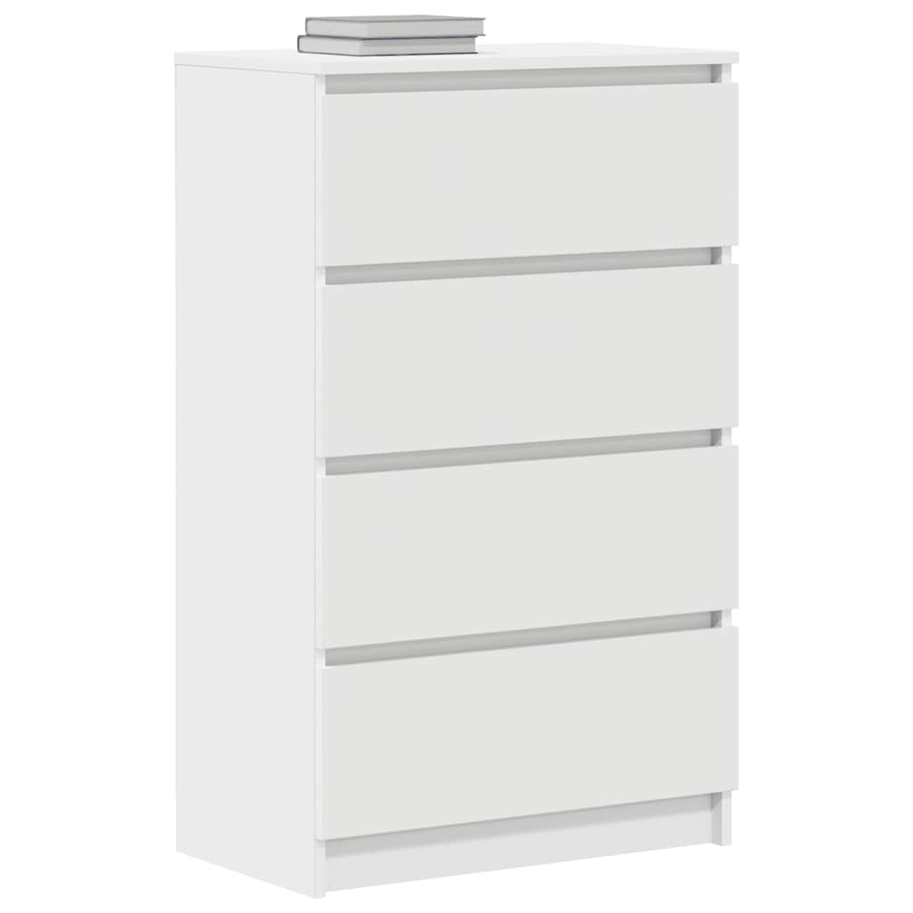 vidaXL Komoda, biała, 60x35x98,5 cm, materiał drewnopochodny