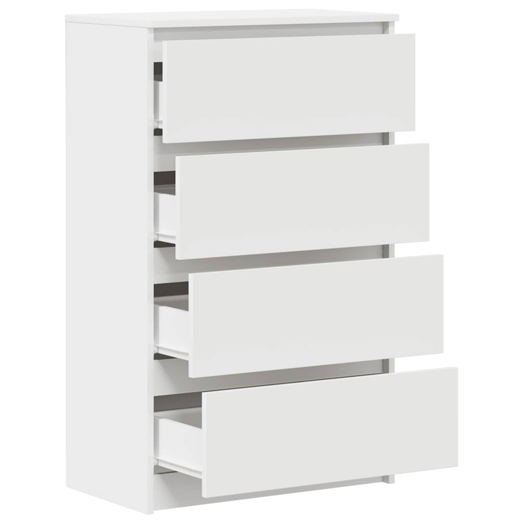 vidaXL Komoda, biała, 60x35x98,5 cm, materiał drewnopochodny