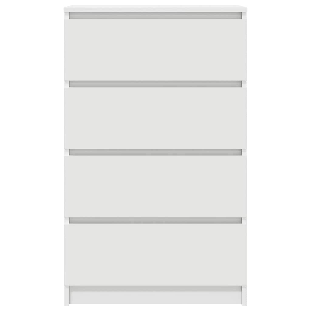 vidaXL Komoda, biała, 60x35x98,5 cm, materiał drewnopochodny
