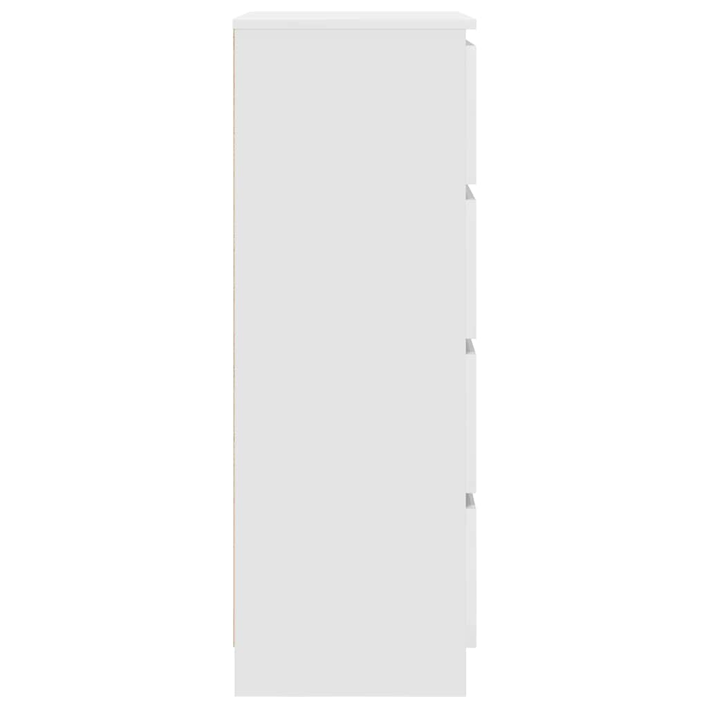 vidaXL Komoda, biała, 60x35x98,5 cm, materiał drewnopochodny