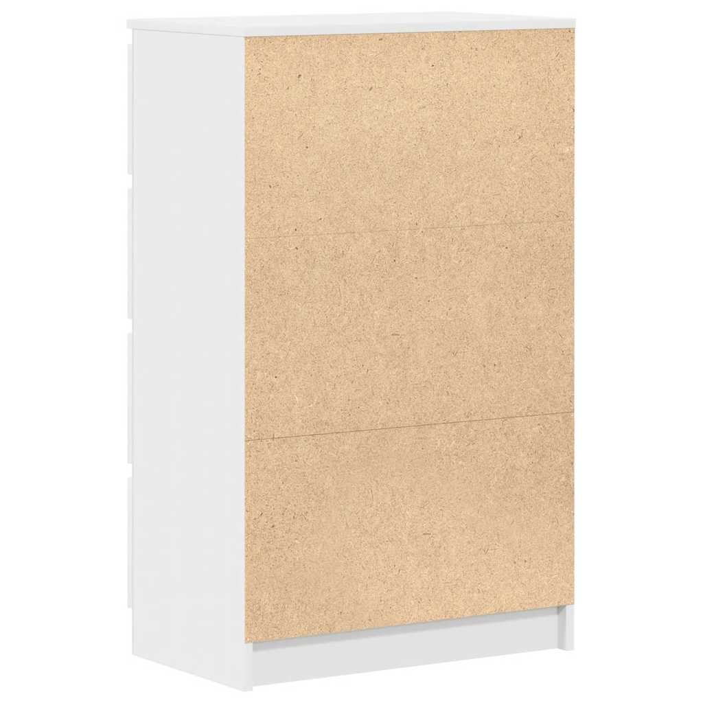 vidaXL Komoda, biała, 60x35x98,5 cm, materiał drewnopochodny