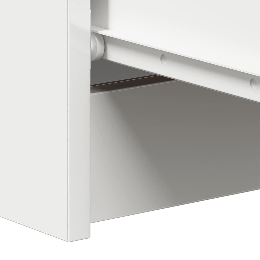 vidaXL Komoda, biała, 60x35x98,5 cm, materiał drewnopochodny