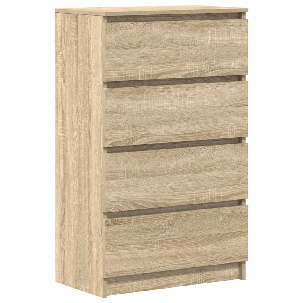 vidaXL Komoda, dąb sonoma, 60x35x98,5 cm, materiał drewnopochodny