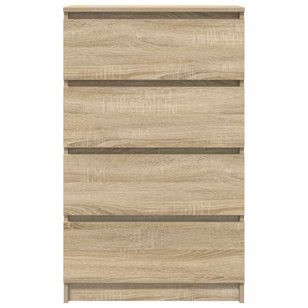 vidaXL Komoda, dąb sonoma, 60x35x98,5 cm, materiał drewnopochodny