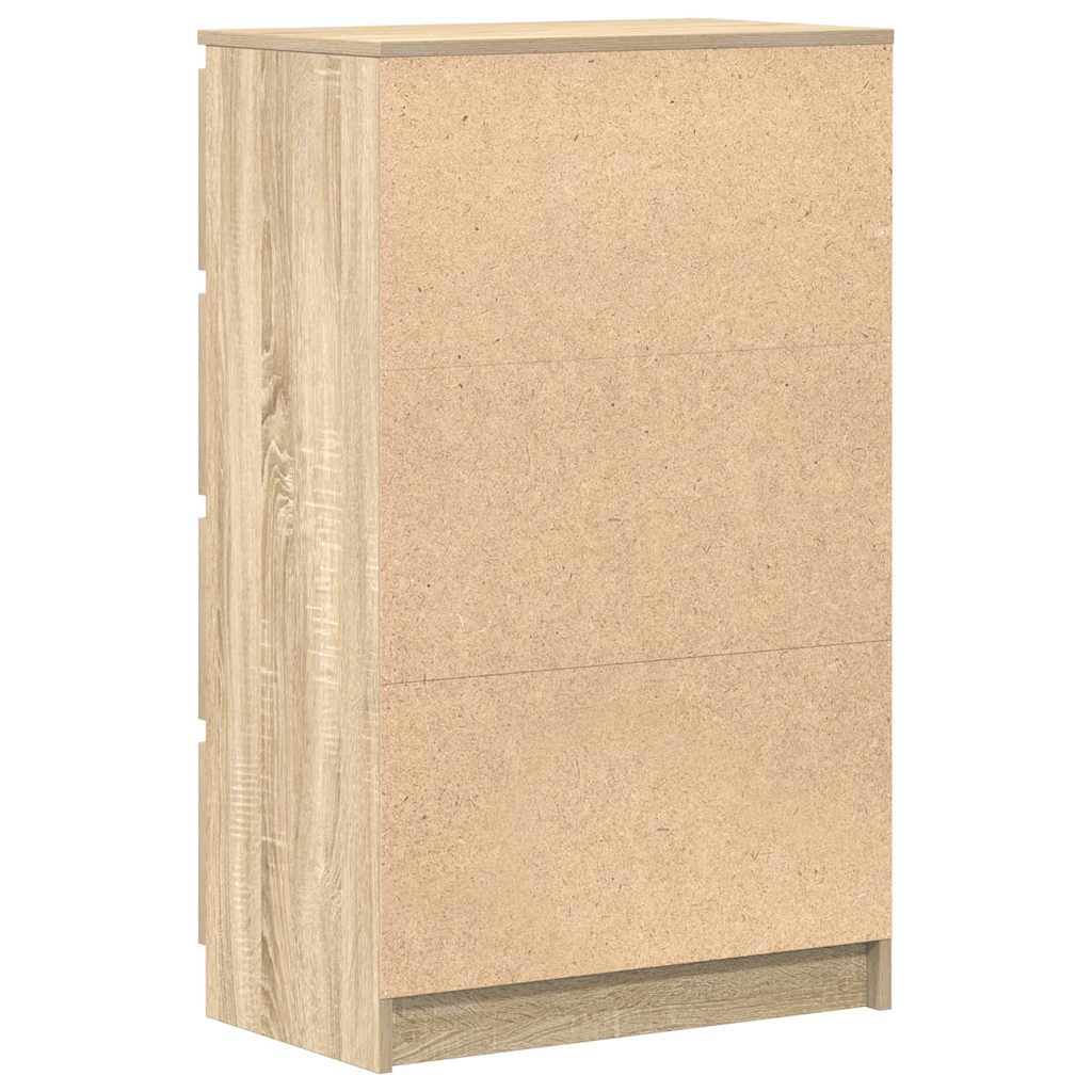 vidaXL Komoda, dąb sonoma, 60x35x98,5 cm, materiał drewnopochodny