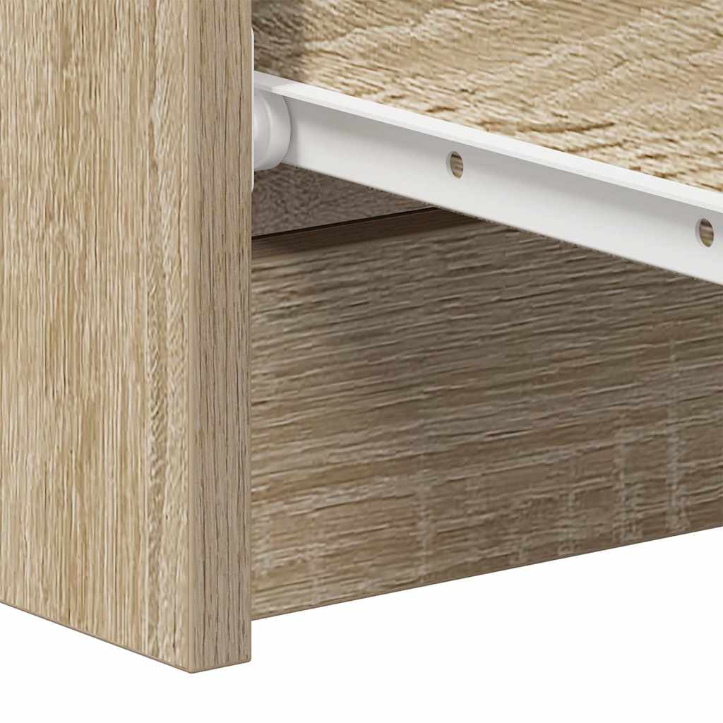 vidaXL Komoda, dąb sonoma, 60x35x98,5 cm, materiał drewnopochodny