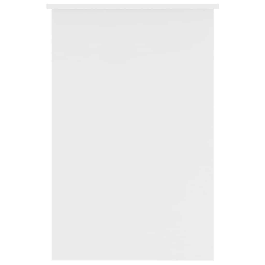 vidaXL Biurko, białe, 100x50x76 cm, materiał drewnopochodny