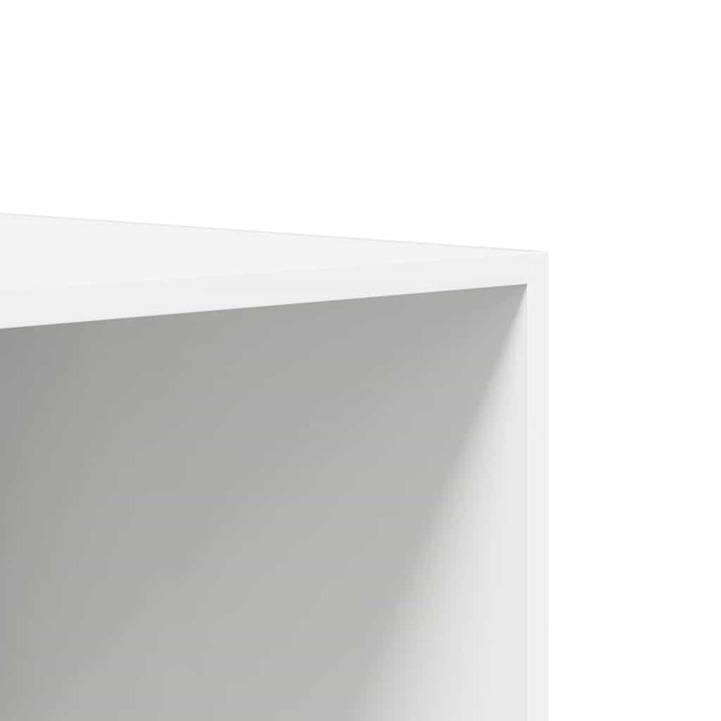 vidaXL Szafa, biała, 100x50x200 cm, materiał drewnopochodny