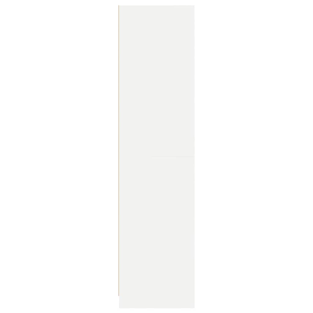 vidaXL Szafa z szufladami, biała 50x50x200 cm, materiał drewnopochodny