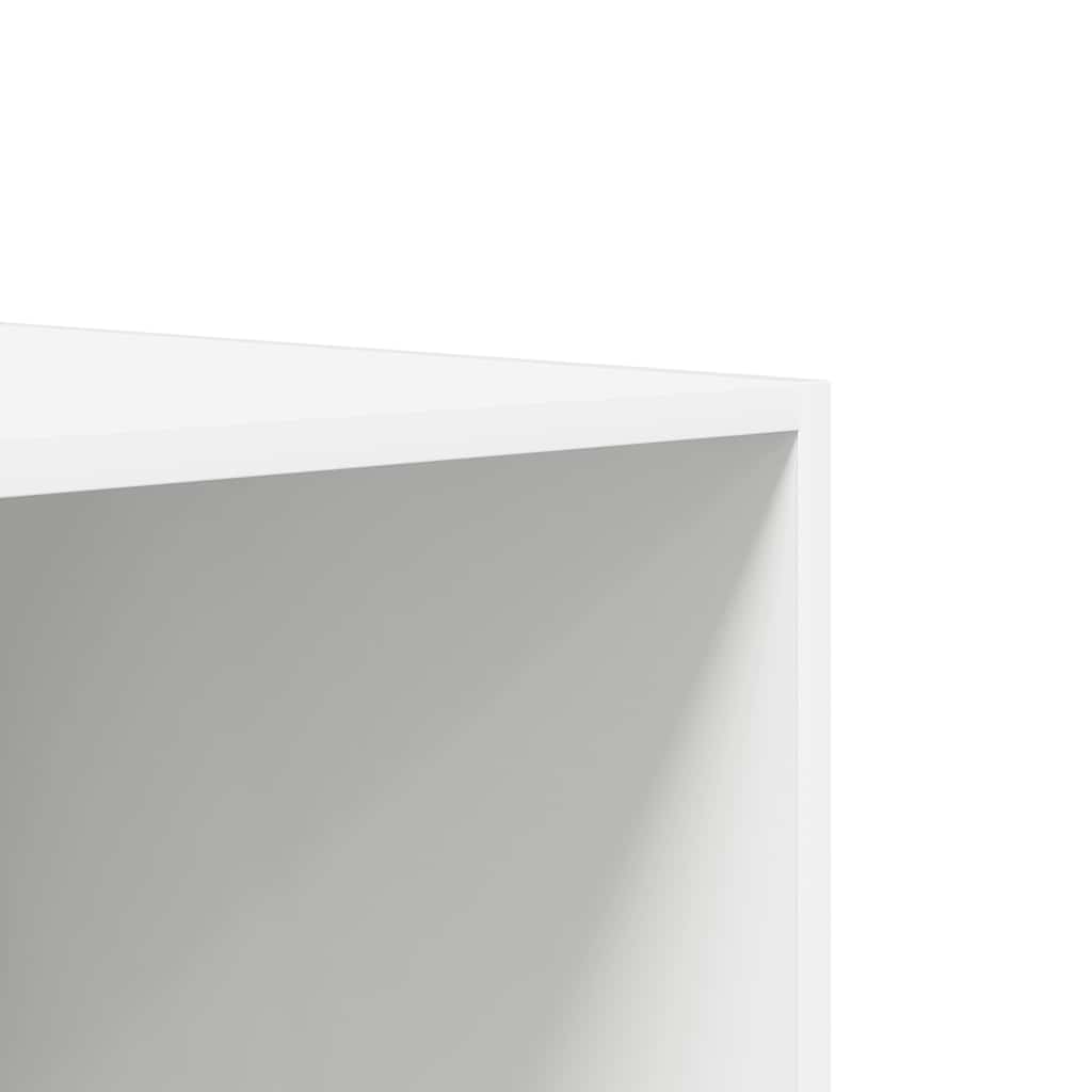 vidaXL Szafa z szufladami, biała 50x50x200 cm, materiał drewnopochodny