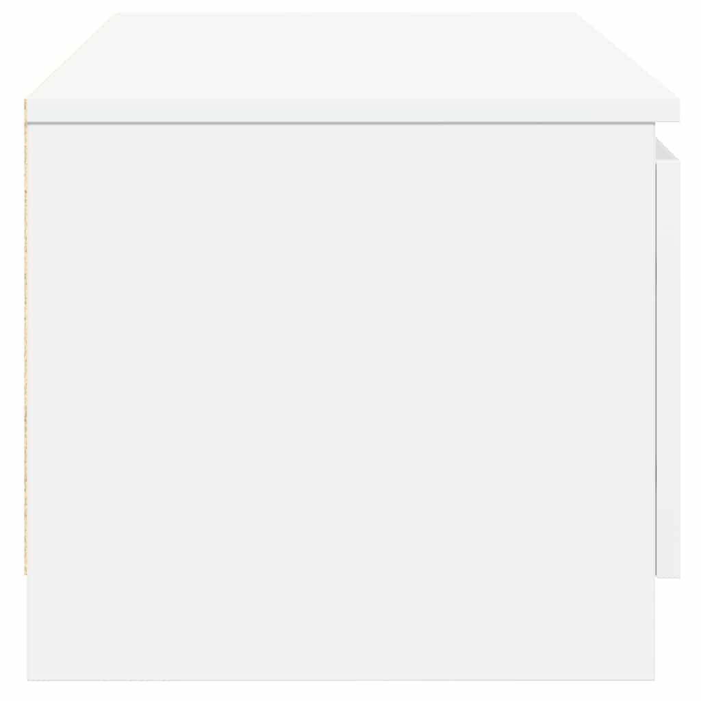 vidaXL Szafka pod TV, biała, 140x40x35,5 cm, materiał drewnopochodny