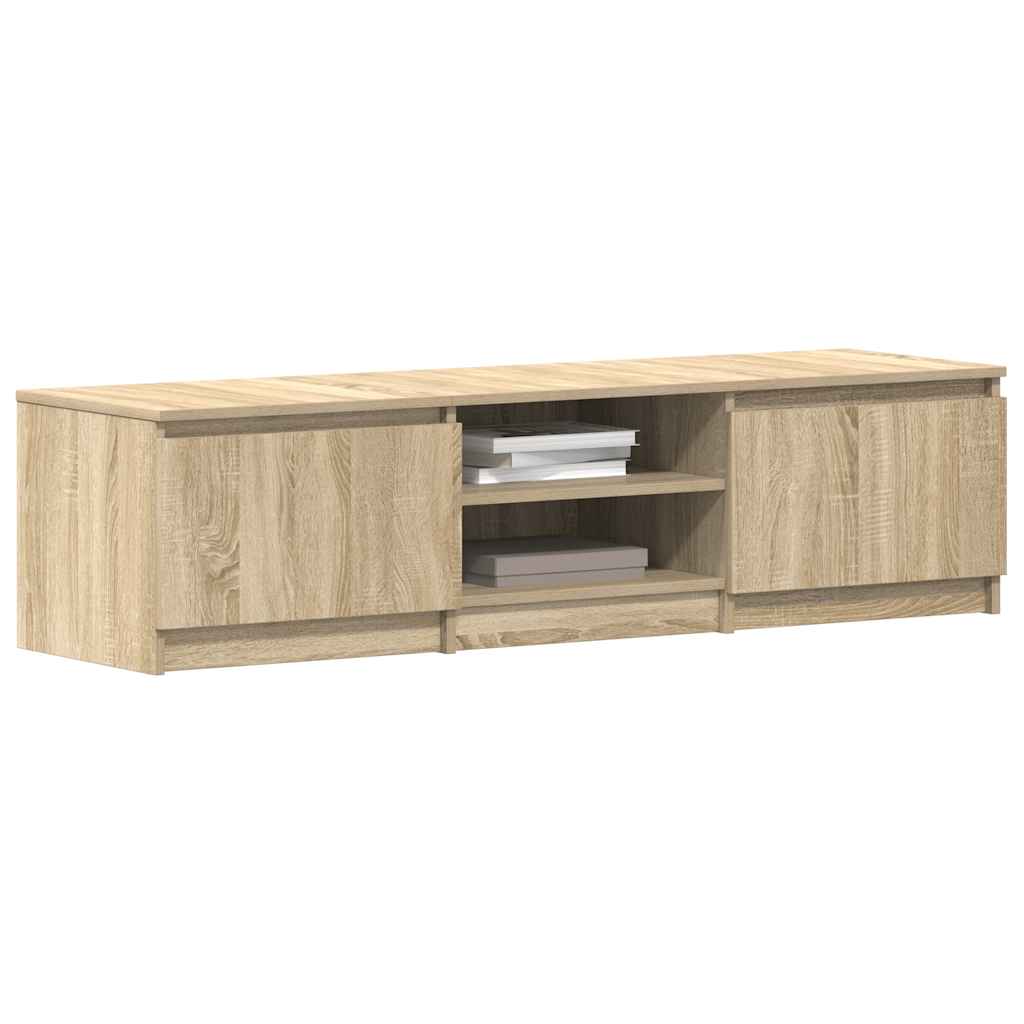 vidaXL Szafka pod TV, dąb sonoma, 140x40x35,5 cm